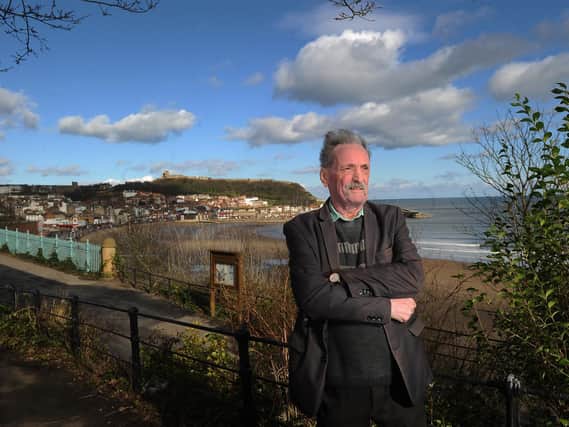 Former sociology lecturer Mike Hiches, author of Scarborough History Tour, a new pocket guide to the towns attractions