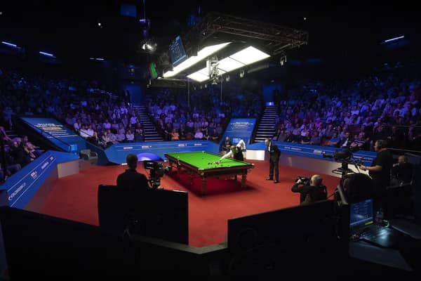 NOT TO BE: The Wiorld Snooker Championship at The Crucible could be cancelled due to coronavirus. Picture: Dave Howarth/PA