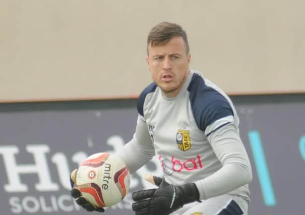 Tadcaster keeper Michael Ingham