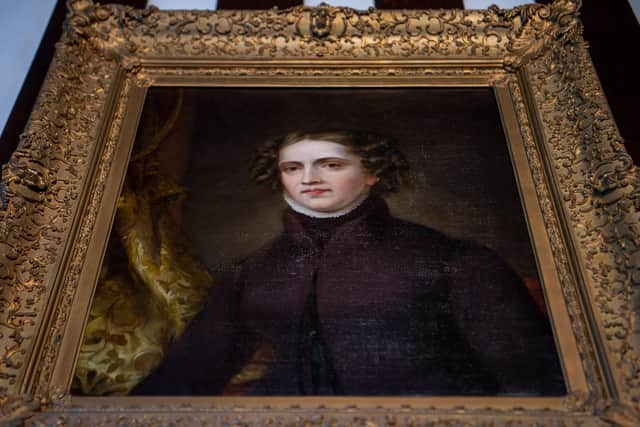 Anne Lister's portrait at Shibden Hall. Picture: James Hardisty.