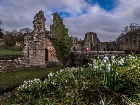 The grounds of Fountains Abbey and Studley Royal Water Garden will remain open but visitor facilities will shut