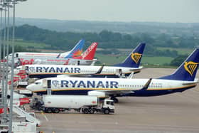 Leeds Bradford Airport has seen a substantial reduction in flights.
