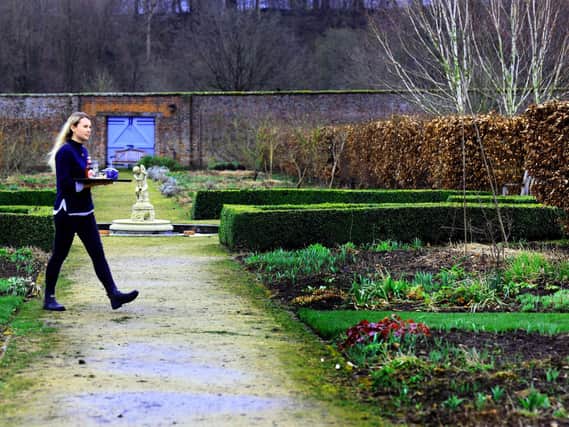 Both the cafe and Helmsley Walled Garden will open in April