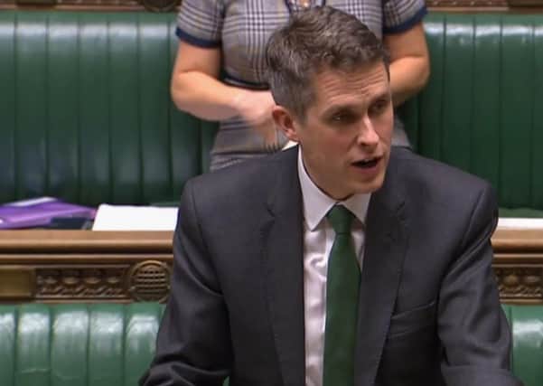 Education Secretary Gavin Williamson stands accused of letting down A-Level and GCSE students.