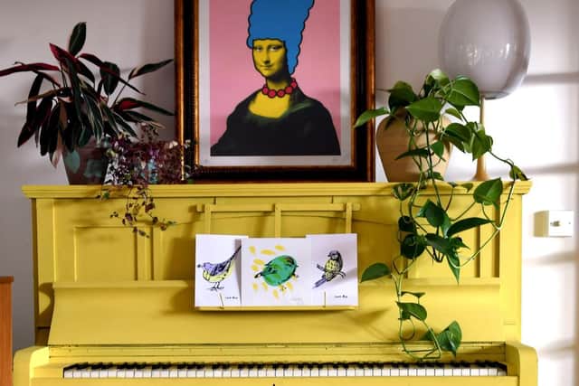 The piano is used for displaying treasures