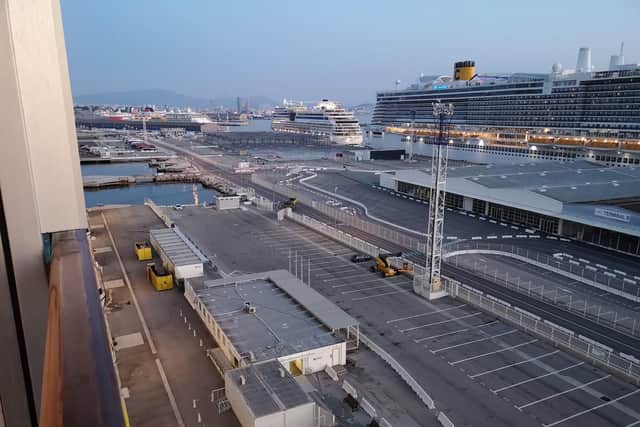 The ship landed at Marseille, but only French nationals were allowed to get off, passengers claim.