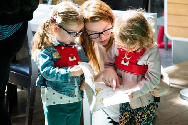 Little ones, aged five and under, attending a free storytelling event at Meadowhall as part of the attractions partnership with the National Literacy Trust. Photo credit: other