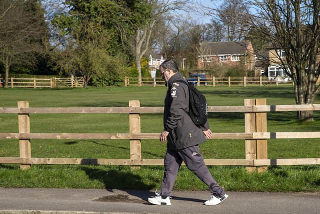 Leeds United head coach Marcelo Bielsa, pictured at the club's Thorp Arch training ground last Friday.
