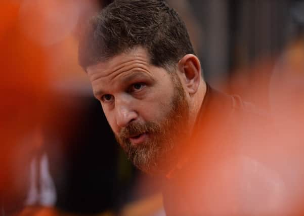 Sheffield Steelers' head coach and GM, Aaron Fox. Oicture: Dean Woolley.