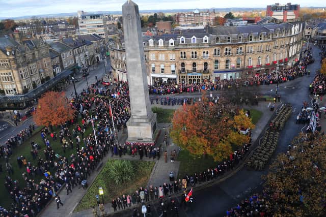 Remembrance Sunday always sees a show of civic pride in Harrogate.