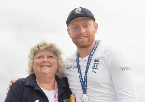 Mother's Day came early: Janet Bairstow and son Jonny. Picture: SWPix