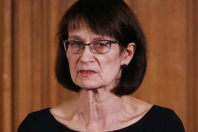 Deputy Chief Medical Officer Jenny Harries spoke of the mental health challenge during a media briefing in Downing Street, London, on coronavirus (COVID-19). Picture: Ian Vogler/Daily Mirror/PA Wire