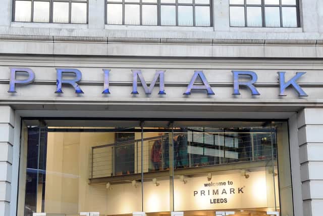 Primark, HMV and Patisserie Valerie will close their stores. Pictured is the old Leeds Primark before it moved into the Trinity centre.