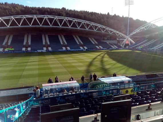 John Smith's Stadium, home of Huddersfield Town AFC.