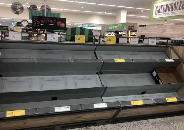 Empty shelves continue to blight supermarkets - even though experts say there is no shortage of food.