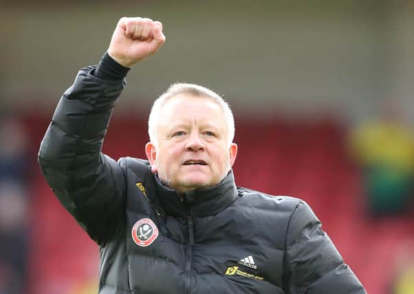 Chris Wilder manager of Sheffield United is slowly coming round to the notion of playing behind closed doors (Picture: Alistair Langham/Sportimage)