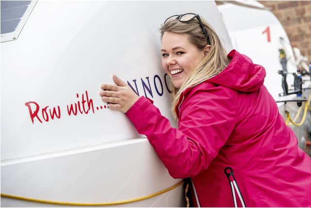 Amy Wood from Leeds is rowing the Atlantic