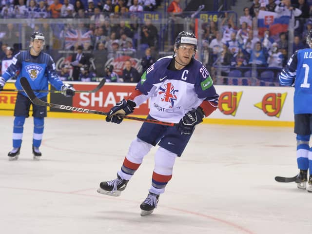 NO GO: Jonathan Phillips, in action as Great Britain captain at last year's world championships in Slovakia. Picture: Dean Woolley.