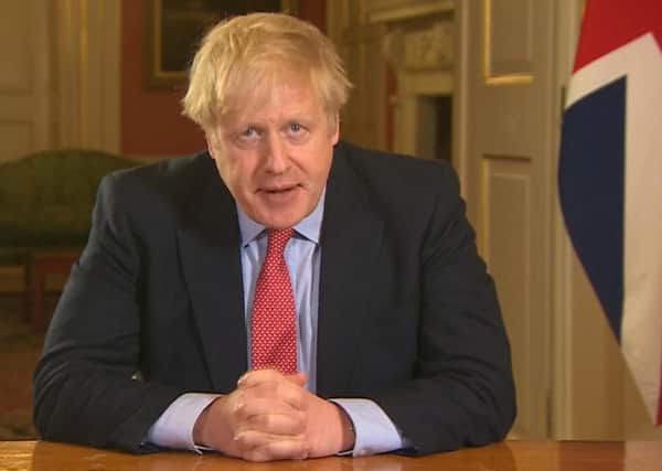 Boris Johnson delivered an emergency address to the nation from 10 Downing Street.
