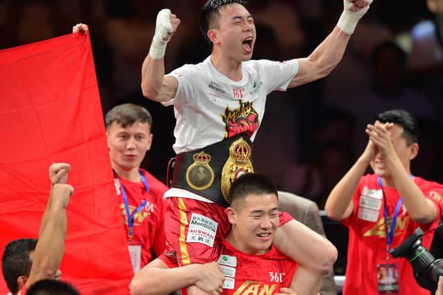 Warrington's next opponent Can Xu. PIC:PIC: STR/AFP via Getty Images.