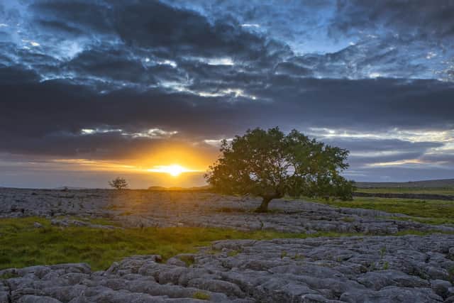 Sunset over the Yorkshire Dales
