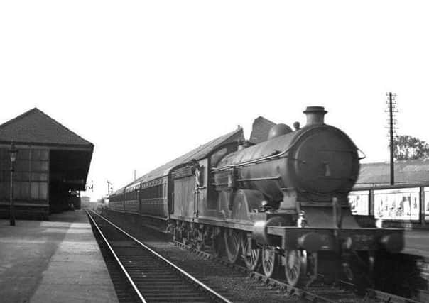 A nostalgic picture from the era when Ripon still had a railway line.
