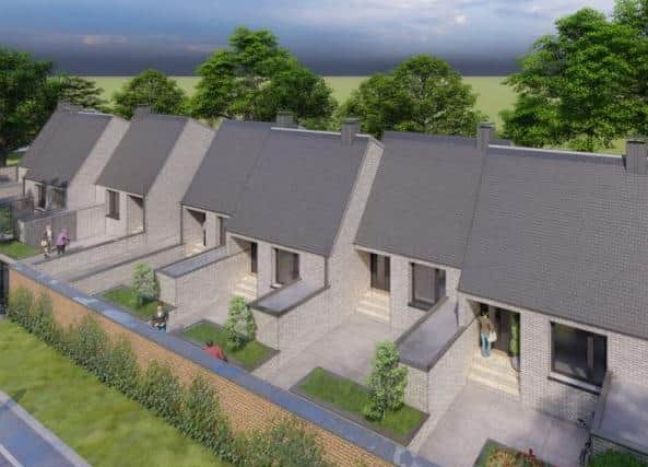 Artists impressions of the new bungalows Credit: Hodson Architects