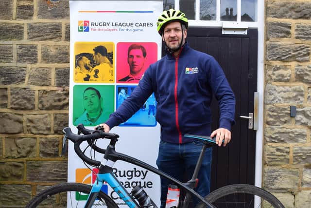 Danny McGuire: Will pedal for pounds.