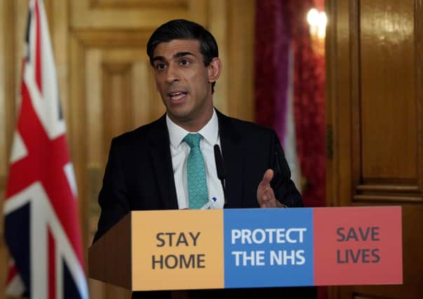 Chancellor Rishi Sunak announces his coronavirus rescue package for the self-employed.