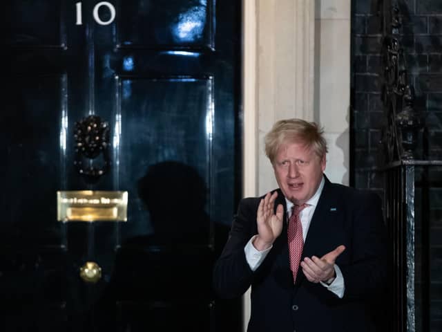 Boris Johnson led a national applause for the NHS 12 hours before it was confirmed that he has coronavirus.