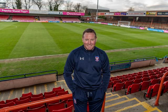 York City and manager Steve Watson.