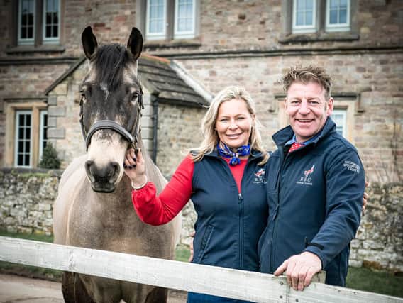 Andrew and Abigail Turnbull who were asked to speak at the National Equine Forum in front of industry experts and Princess Anne
