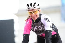 Professional hopes: Gabriella Shaw during the 2019 Tour de Yorkshire from Bridlington to Scarborough.