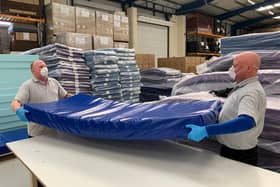 Leeds manufacturer Herida Healthcare  is supplying specialist mattresses to the new emergency hospital being createdfor coronavirius patients inLondon.