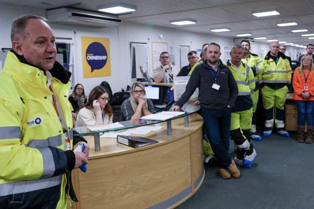 Anglo Americans chief executive, Mark Cutifani, visited the Woodsmith mine site earlier this month