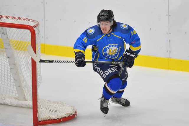 Lewis Houston, in action for Leeds Chiefs against Hull Pirates last season. Picture: Dean Woolley.