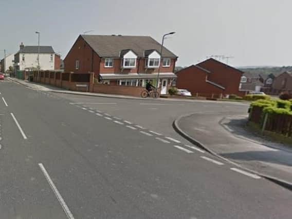 The crash happened on Cemetery Road, near its junction with Lady Croft Lane. Credit: Google