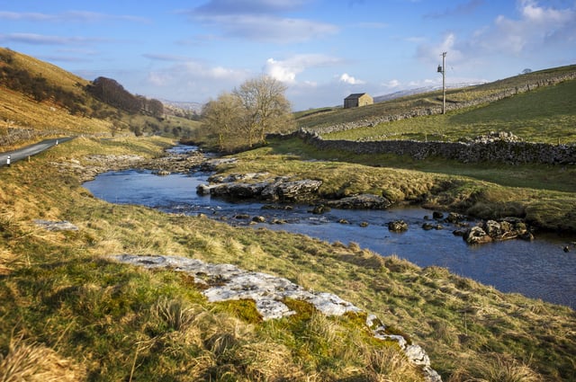 River Wharfe bubbling through Langstrothdale in Upper Wharfedale in the Yorkshire Dales National Park. Picture: Tony Johnson