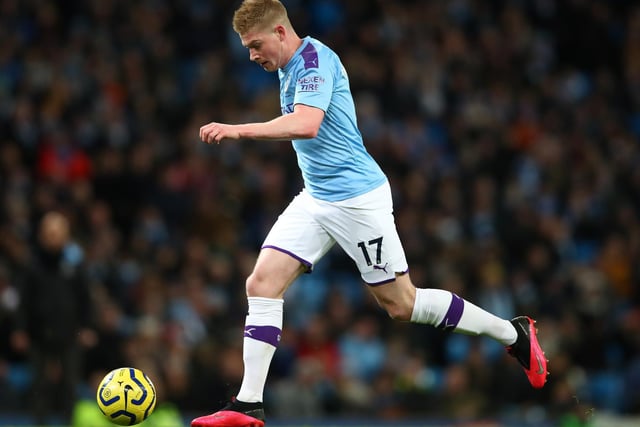 City's Belgian midfield maestro showed his rivals a clean set of heels in this vote. De Bruyne saw off Wolves winger Adama Traore (20.3%), creative Spurs midfielder Heung-Min Son (4.4%) and team mate Raheem Sterling (4%) with 71.4% of the vote.