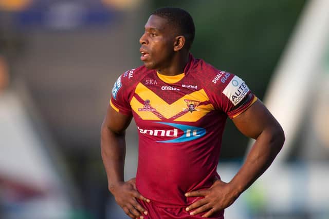 WORK IT OUT: Huddersfield Giants' Jermaine McGillvary. Picture: Isabel Pearce/SWpix.com