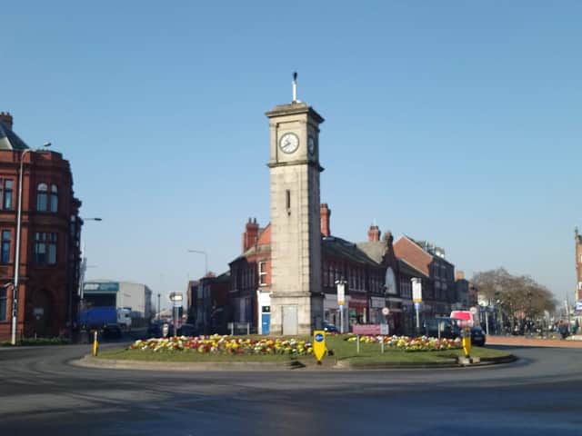 Goole's clock tower roundabout