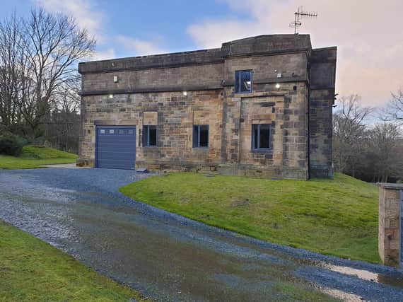 The converted pump house on Ilkley Moor