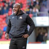PLAYOFF PUSH: Doncaster Rovers manager Darren Moore