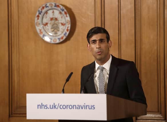 Chancellor Rishi Sunak gives a press conference about the ongoing situation with the coronavirus (COVID-19) outbreak.(Photo by Matt Dunham - WPA Pool/Getty Images)