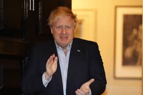 Boris Johnson - pictured during lastThursdya's Clap for the NHS tribute - has been accused of responding too slowly to the coronavirus crisis.