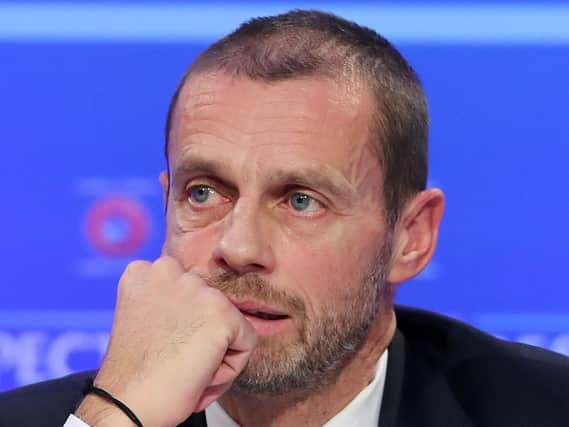 LETTER: UEFA preseident Aleksander Ceferin has signed a joint letter to clubs and leagues