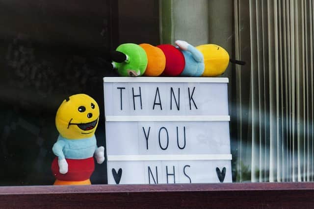 Residents have put teddy bears in their windows for children to find when doing their daily exercise during the COVID-19 pandemic.  Picture Tony Johnson