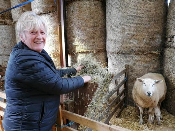 Chrstine Thompson is one of the farmers supporting the Yorkshire Agricultural Society's Farm to Fork campaign