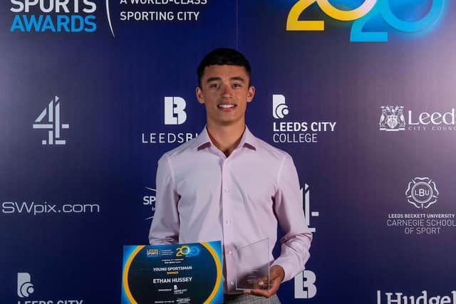 SPORTS AWARDS: Ethan Hussey was named Young Sportsman of the year at the recent Leeds Sports Awards. Picture: Allan McKenzie\SWpix.com.
