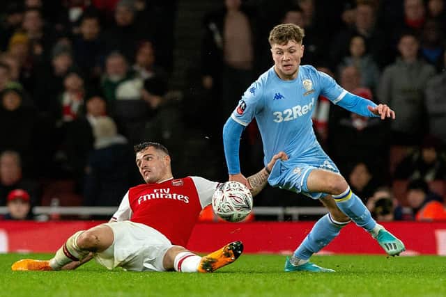 Helping Hand: Arsenal and Leeds United were FA Cup rivals back in January, now the Gunners and the Premier League are offering assistance to Leeds and clubs in the EFL as the uncertainty over when football resums rumbles on. Picture: Bruce Rollinson